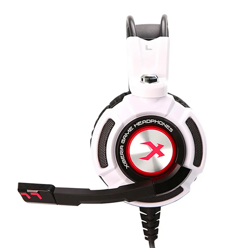 XIBERIA K3 ПК USB игровая гарнитура с микрофоном светодиодный светильник Виртуальный 7