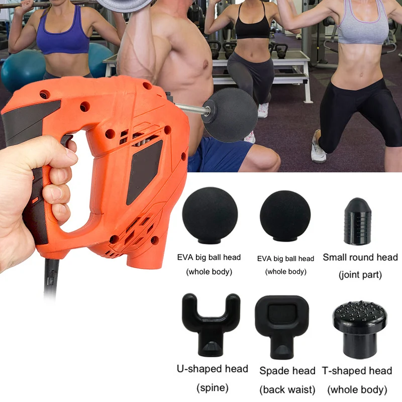 Lectric массаж мышц для пистолета массажные высокочастотные вибрирующие боли в