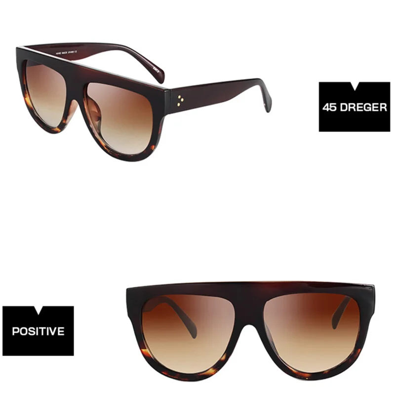 RFOLVE классические квадратные солнцезащитные очки на плоской подошве женские