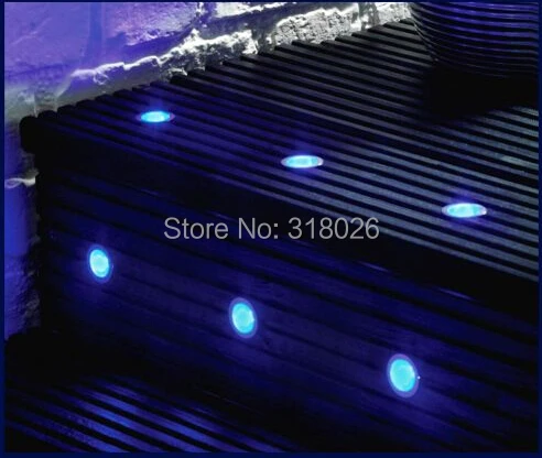 Цветной круглый светодиодный кухонный светильник 12 В постоянного тока 9