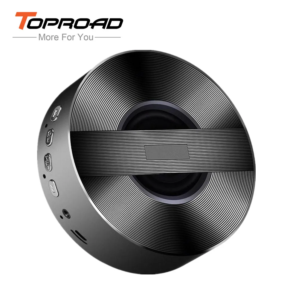 Toproad A5 Портативный Беспроводной Динамик Bluetooth Колонки металла Бас Сабвуфер Altavoz с
