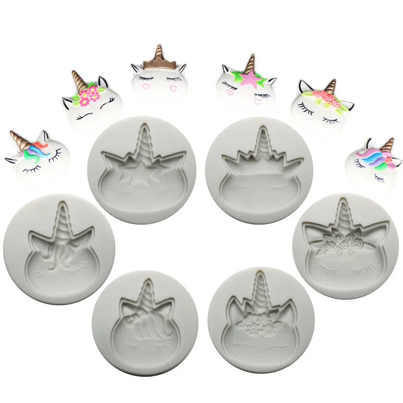 Силиконовые формы в вечерние единорога для шоколада вечеринки|Украшения своими