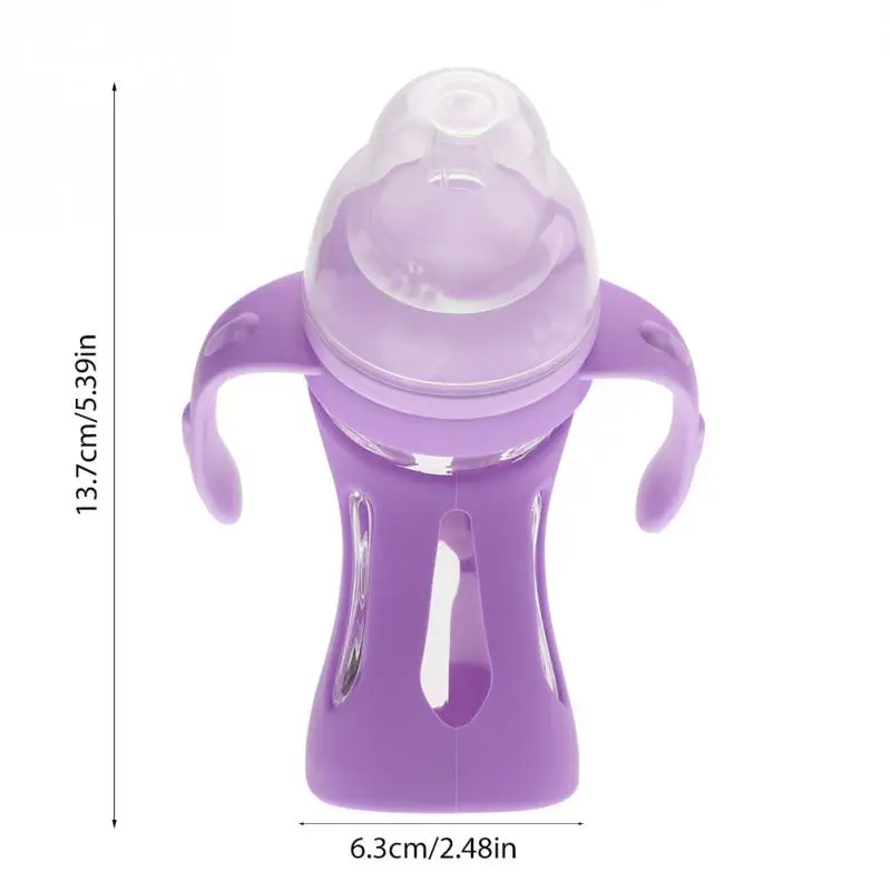 180mL Warm-discolor Моделирование груди бутылка для комления молоком 240 мл 180 мл новорожденных BPA бесплатно автоматическая подача бутылочка подогреватель стерилизатор нагреватель Универсальный - Цвет: 180mL Warm-discolor