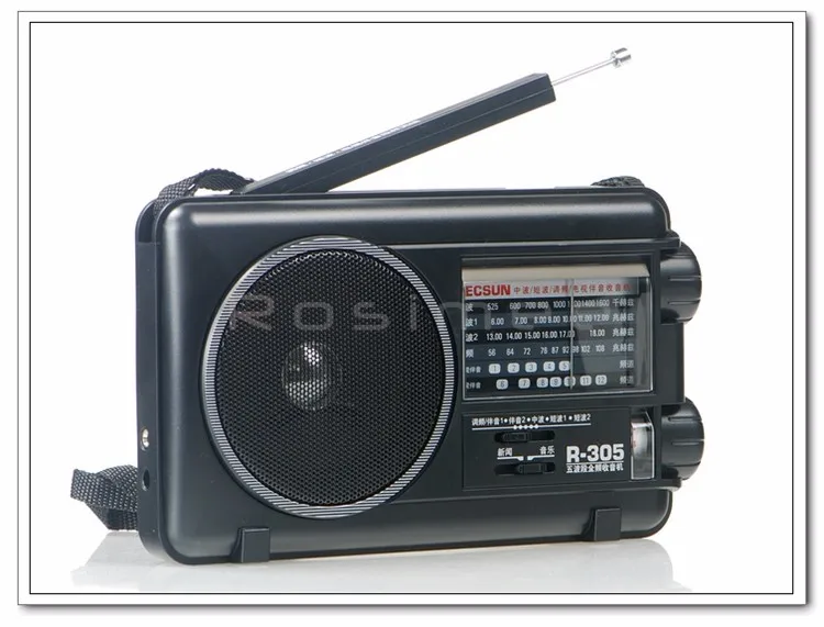 Горячая Desheng R305 цифровой приемник Tecsun R-305 полный с широким диапазоном, цифровой FM MW SW стерео радио хороший компаньон для пожилых людей