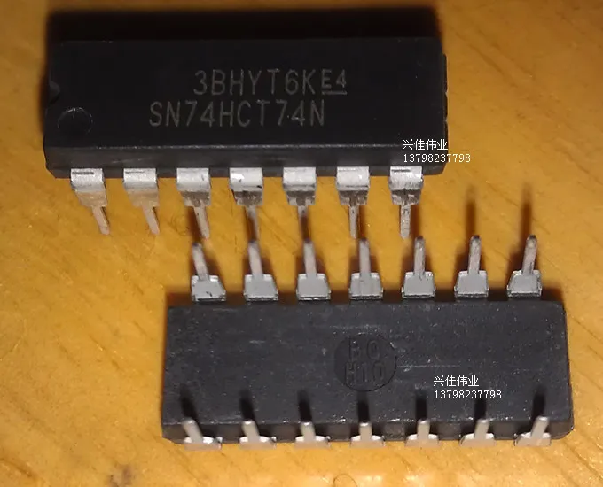 10 шт. новая линейная упаковка SN74HCT74N DIP14 Quad 2 вход положительный или ворота