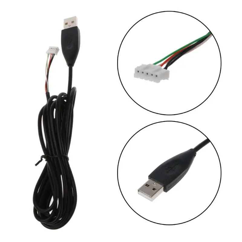 Прочный USB кабель для мягкой мыши сменный провод Logitech G302 G303 | Компьютеры и офис