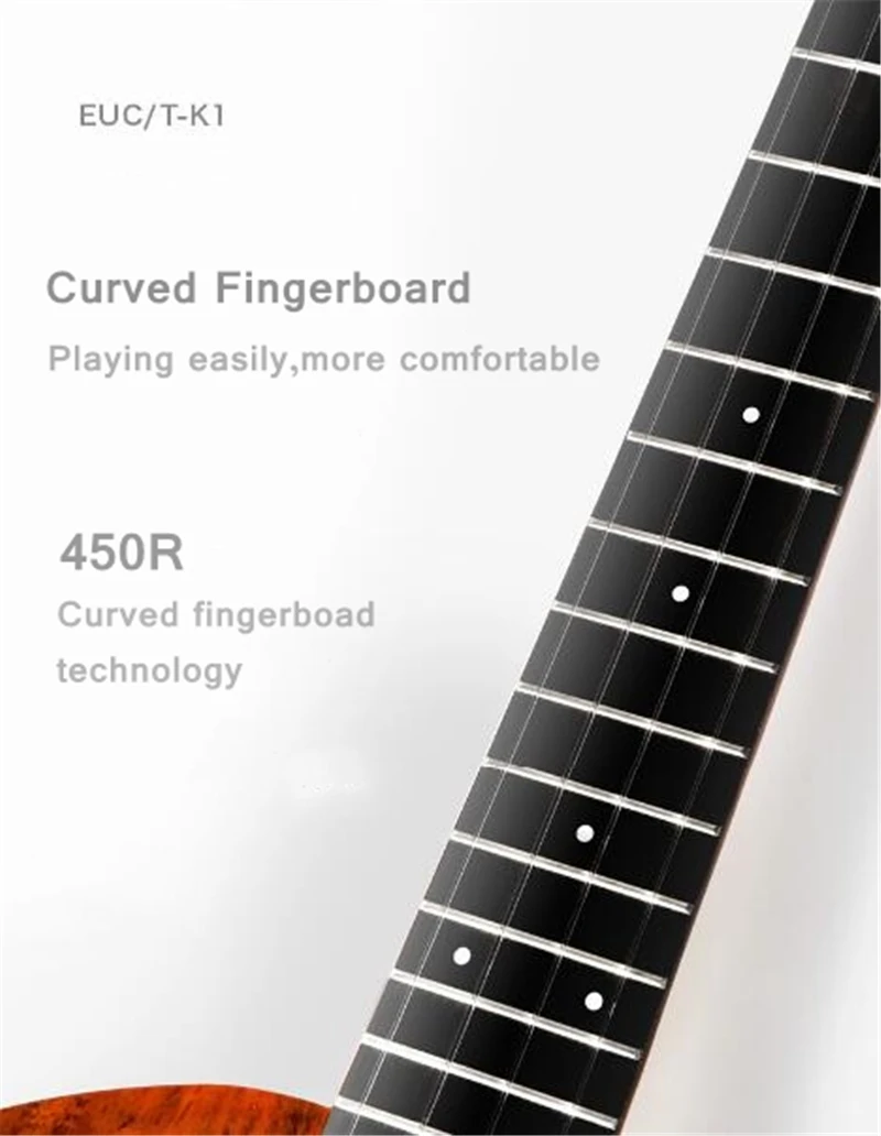 Enya Гавайские гитары укулеле K1 Solid Koa Ukelele 23 дюймов 26 дюймов маленькая гитара концертный тенор с сумкой 4 струны гитары Музыкальные инструменты