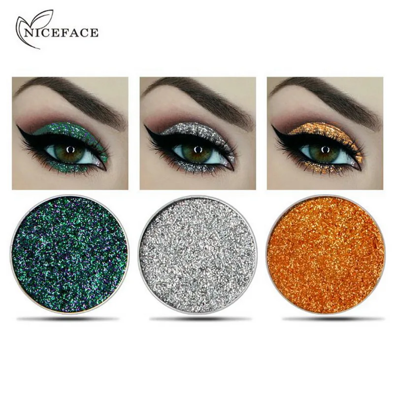 45 цветов золотые тени для век Пудра Макияж блестящие перламутровые пигмент