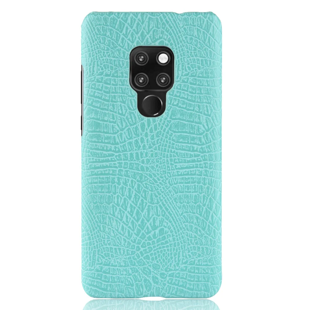 Жесткий чехол из искусственной кожи с текстурой крокодиловой кожи для huawei mate 20X20 pro 20lite 2 9lite pro 8 10lite mate SE 9 mate 7 mini