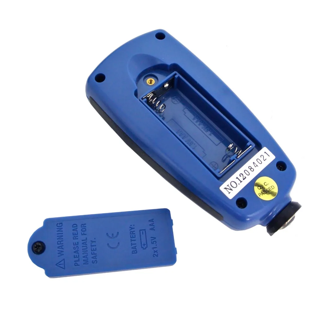 Цифровой измеритель толщины краски 4 шт. 0 ~ 1250um + Auto F & зонд NF USB кабель CD