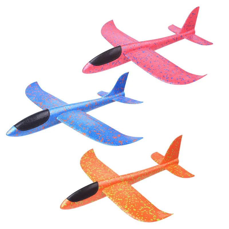 

33*34cm Funny Hand Throwing Plane Glider Aircraft Foam EPP Airplane Toys Drone Outdoor Sport Toys Kids Boy Play Game Toys