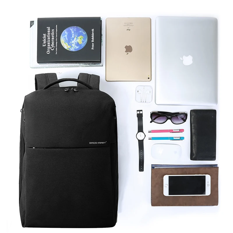 Мужские легкие рюкзаки BAGSMART для ноутбука 15 дюймов нейлоновые модные деловые