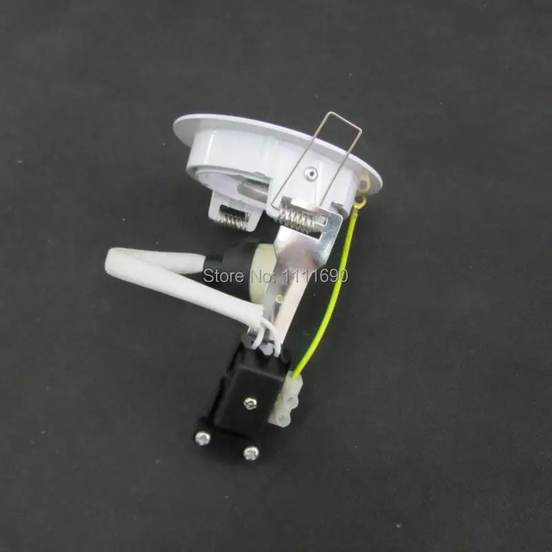 Белый круглый фитинг Gu10 светодиодный потолочный светильник встраиваемый с