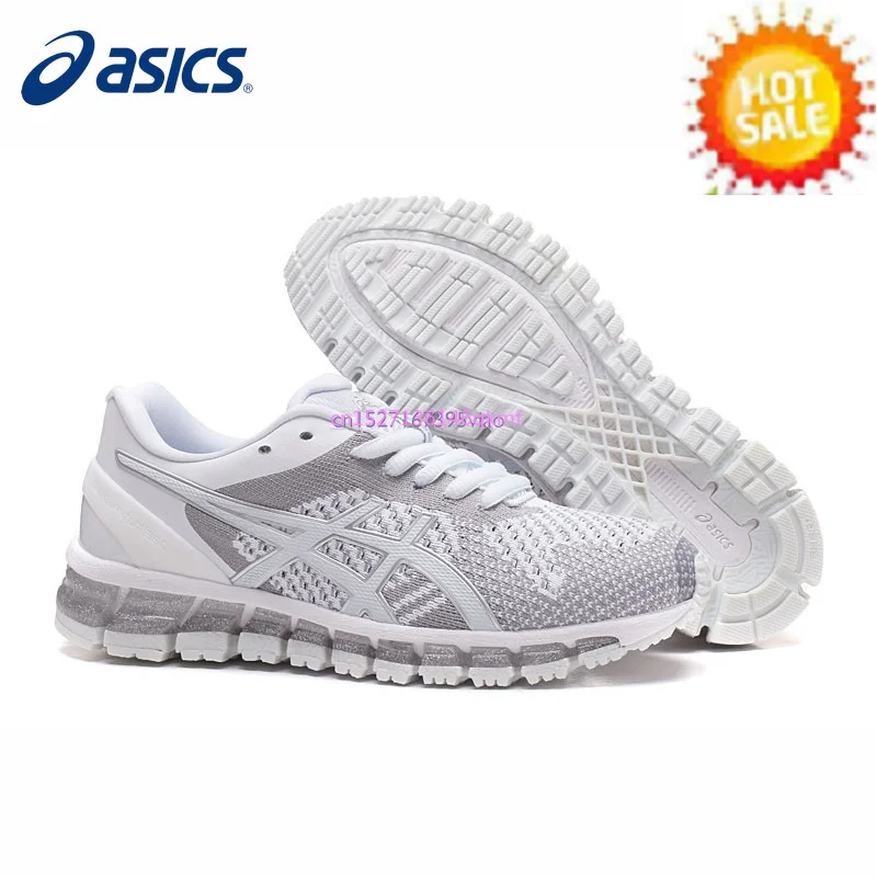 Популярные оригинальные ASICS GEL-QUANTUM 360, женские кроссовки для бега, белые спортивные кроссовки на шнуровке, дышащие