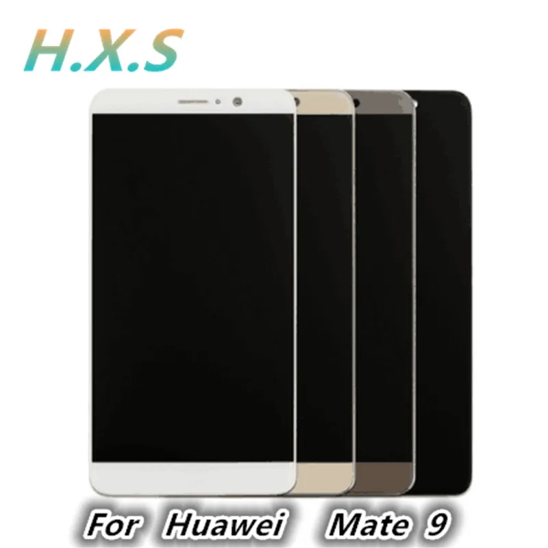 H.X.S протестированный ЖК-дисплей для Huawei Mate 9 дигитайзер сенсорный экран в сборе 6 0