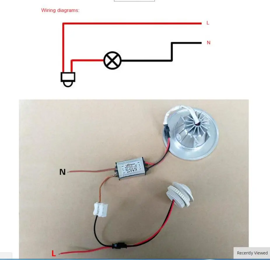 Mini Switch Motion Sensor 220 V switch Detector For Home LED Light | Обустройство дома