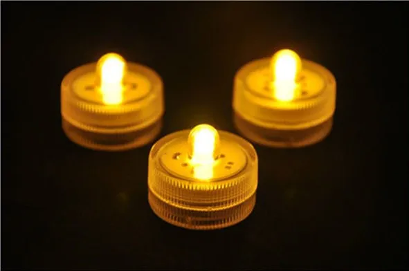 

50pcs/set Home Party Decoration Use Multicolor RGB Submersible LED Battery Lights With 1 Pc Super Bright Led