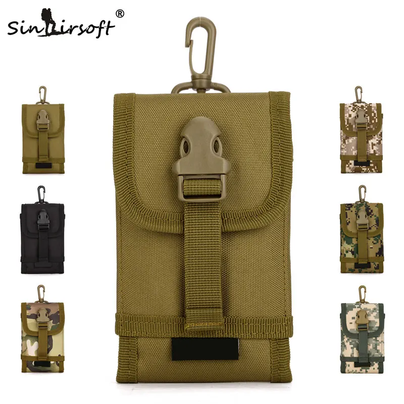 SINAIRSOFT Система МОЛЛ аксессуар сумку Восхождение Сумки Держатель d-кольцо Шнурок Чехол сотовый телефон сумка Армии Путешествия Походы Molle мешок