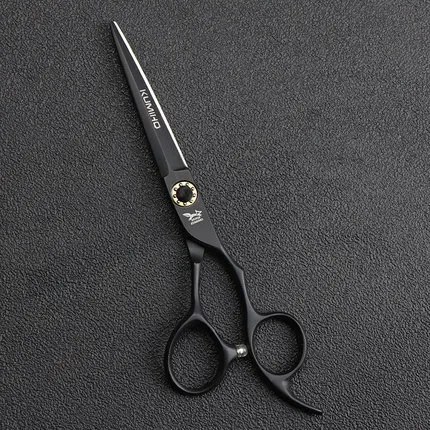 1 pc cutting KUMIHO Новое поступление титановые ножницы для резки и истончения с шариковым подшипником 6 дюймов ножницы для волос Япония 440C - Цвет: 1 pc cutting