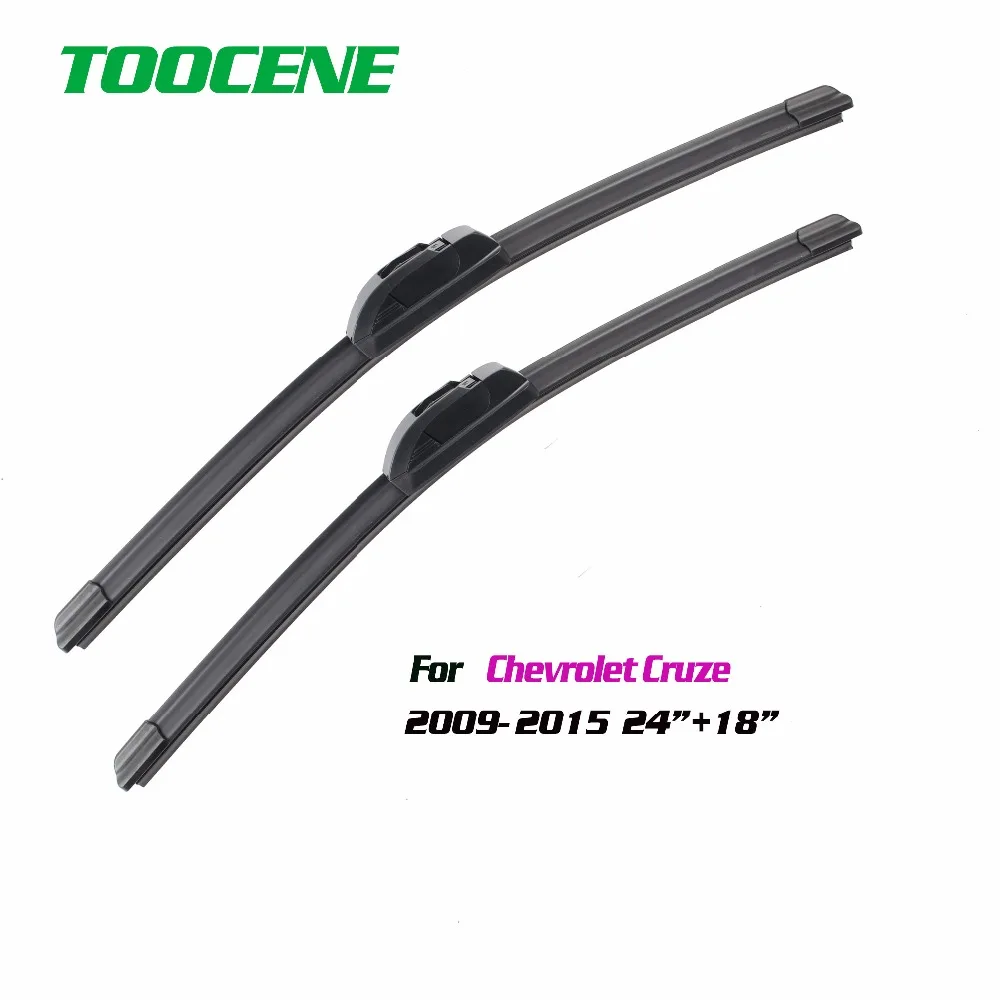 Щетки стеклоочистителя Toocene для Chevrolet Cruze 2009-2015 24 + 18 дюймов резиновые