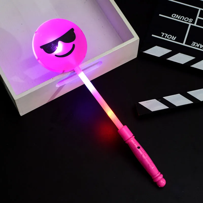 300 stks светодиодный Kleurrijke концерт вечерние клуб Cheer Glimlach Gezicht Emotie Glowsticks светящиеся
