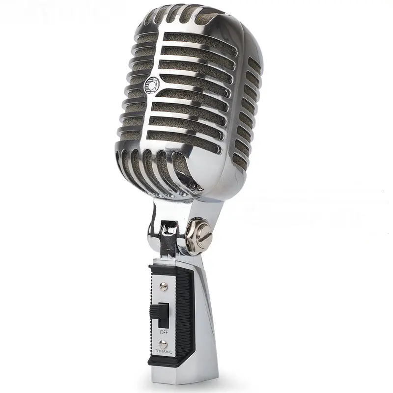 Металлический конденсаторный микрофон Elvis Классический Динамический ретро в