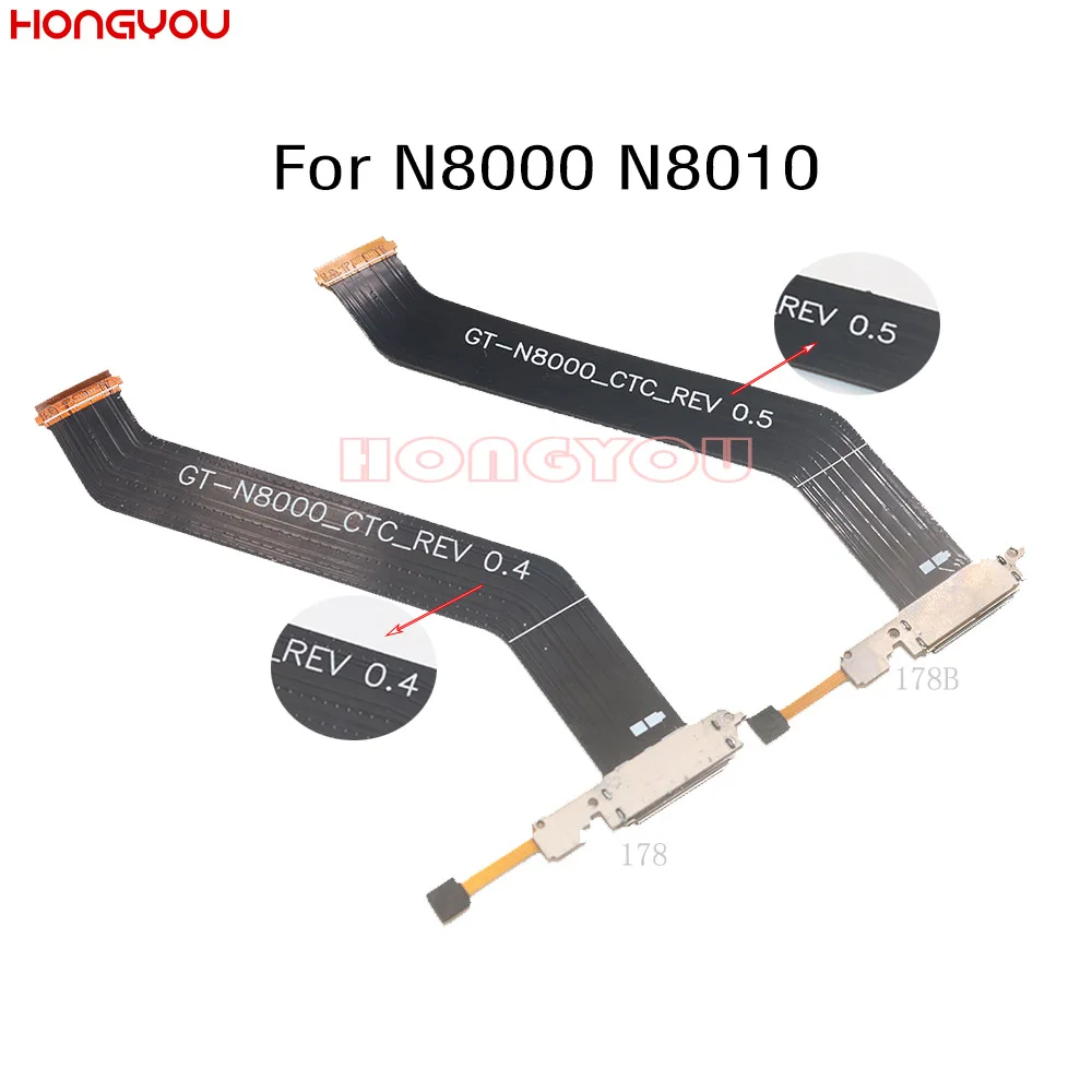 Usb разъем для зарядки док станции гибкий кабель Samsung Galaxy Note 10 1 N8000 N8010 GT N8000|Шлейфы