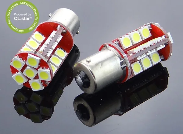 2 шт. Ксеноновые белые 30 SMD 1156 светодиодный лампы для Lancer Evo X дневные ходовые
