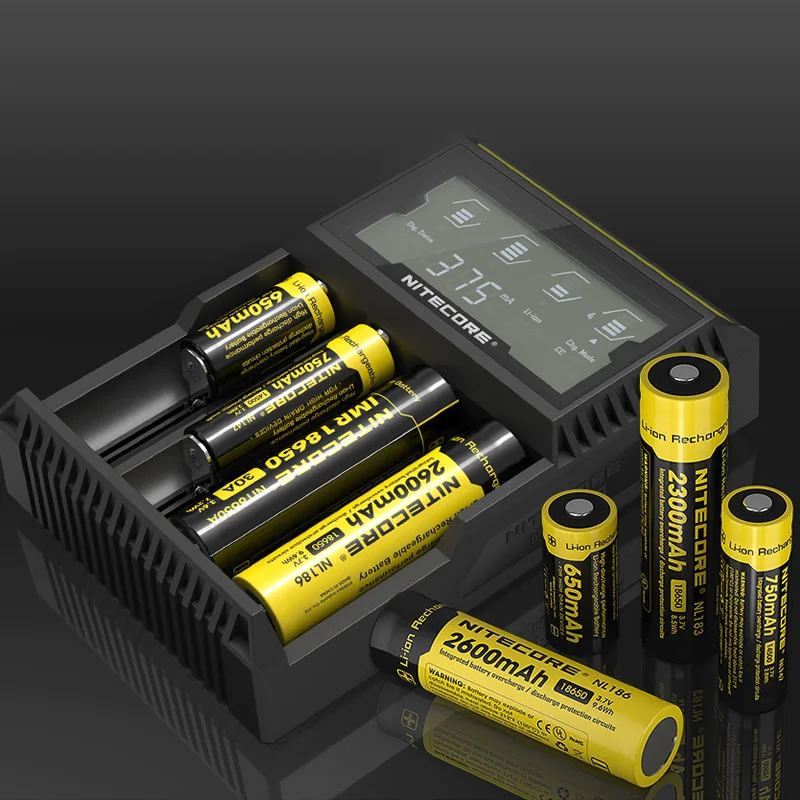 Лидер продаж зарядное устройство NITECORE D4 с ЖК-дисплеем интеллектуальная схема