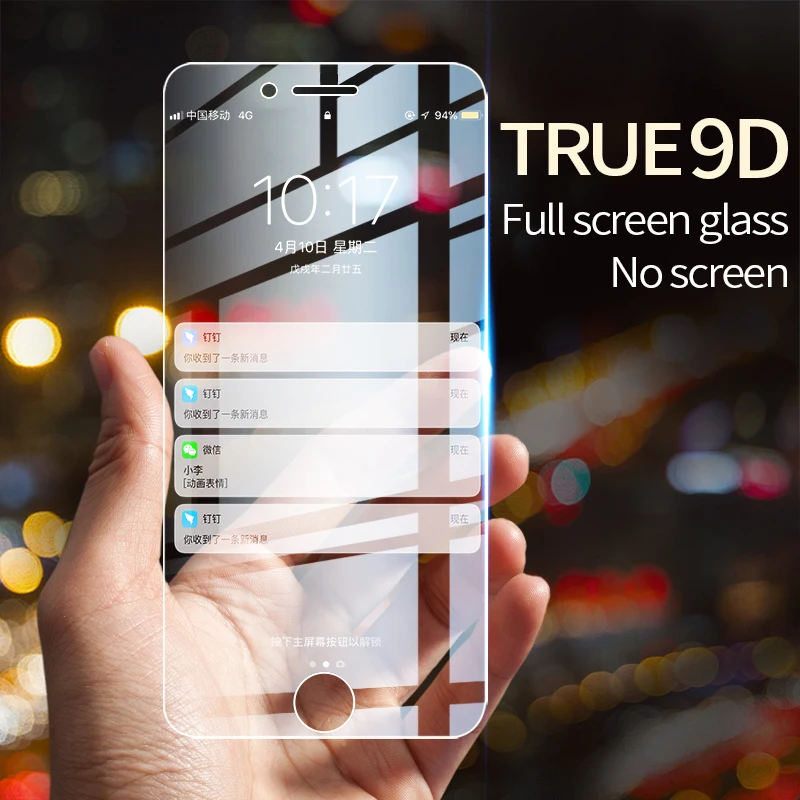 Защитное закаленное стекло для iPhone X 7 HD прозрачное полноэкранное 11 Pro MAX 7Plus 8Plus|model