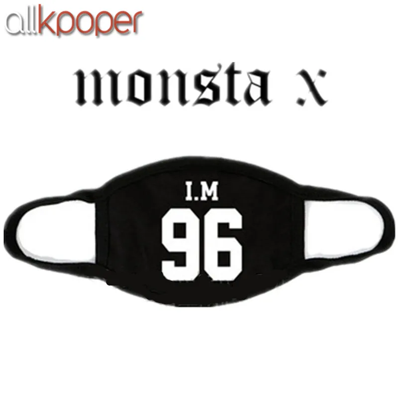 I M Allkpoper KPOP MONSTA X маска хлопок рот HYUNGWO лицо Муфельная I.M SHOWNU WONHO MINHYUK - Цвет: I M