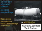 1700 г., танк Второй мировой войны 25,000 галлонов, рельсовая машина, Точная Модель