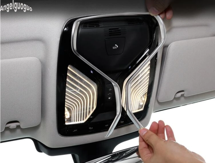 ABS хром для BMW X5 G05 X4 G02 2019 up крыша автомобиля лампа чтения пересветильник ель света