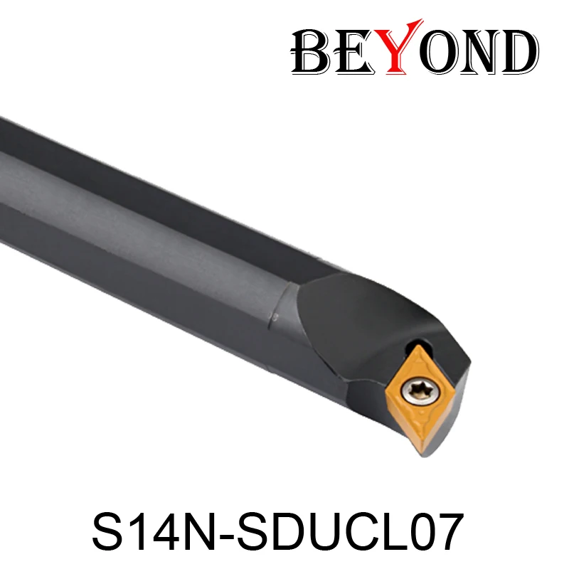 BEYOND SDUCR SDUCL S14N-SDUCR07 S14N-SDUCL07 14mm Internal Turning Tool Holder CNC Carbide Inserts DCMT070204 Lathe Cutter Tools |