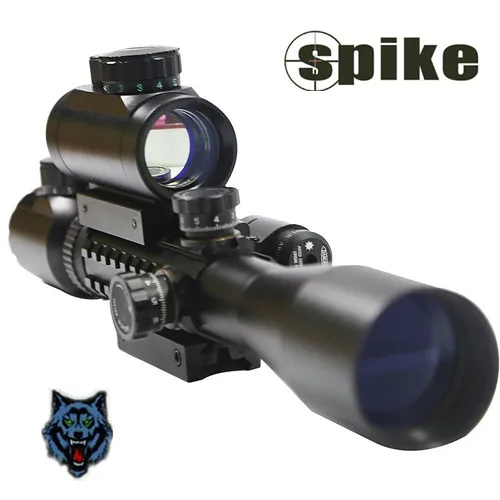 Шип airsoft air guns subzero Компактный тактический 3 9x40 охотничий оптический вид с зеленым