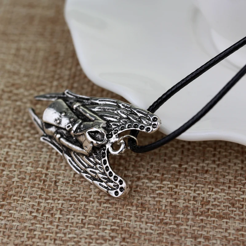 Сверхнатуральное ожерелье Кастиэль Ангел в плаще с крыльями периферийные