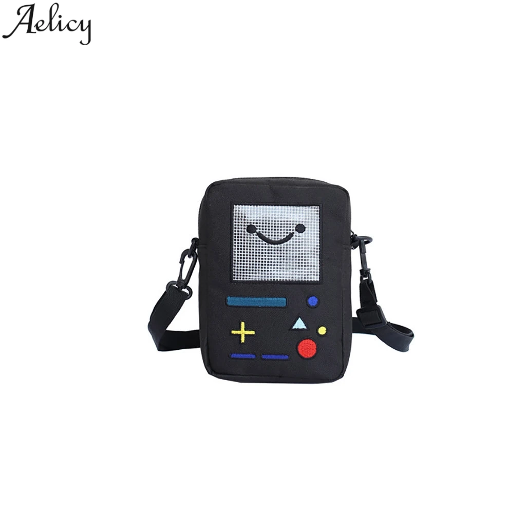 Aelicy холщовые сумки мессенджеры для девушек красивые принты простой стиль модные