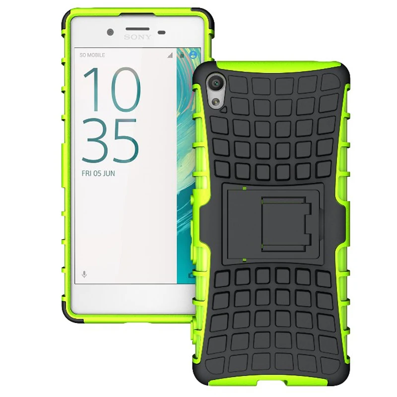Hybrid Hard Case for Sony Xperia XA on F3112 F3111 Rugged Armor Bumper Shock Proof Silicone Cover Holder |