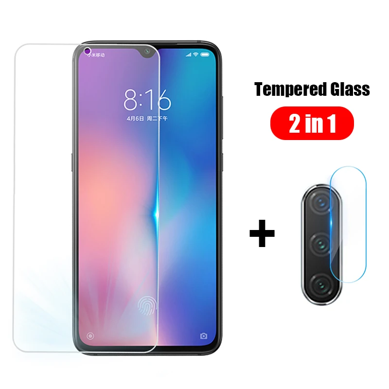 Закаленное стекло + пленка для камеры 2 в 1 мягкая Xiaomi Mi A3 CC9 e CC9E 9 8 Lite SE Play Max Mix 3 Mi8 Mi9