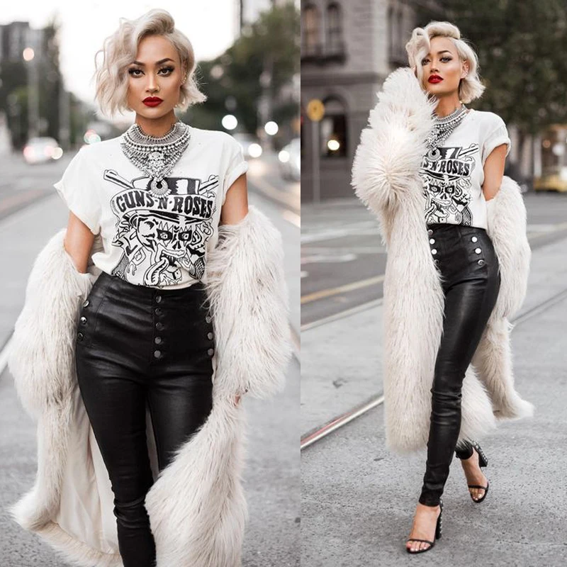Зимнее женское пушистое пальто из овечьей шерсти в монгольском стиле, белая длинная шуба из искусственного меха, Женская утолщенная теплая меховая верхняя одежда