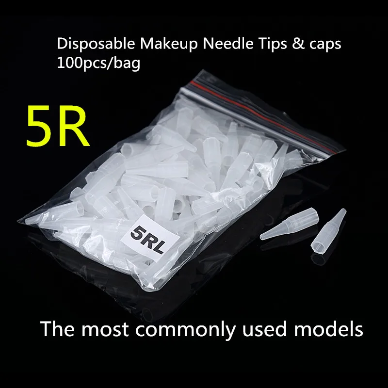 100 шт. одноразовые игольчатые наконечники для перманентного макияжа|permanent makeup needle