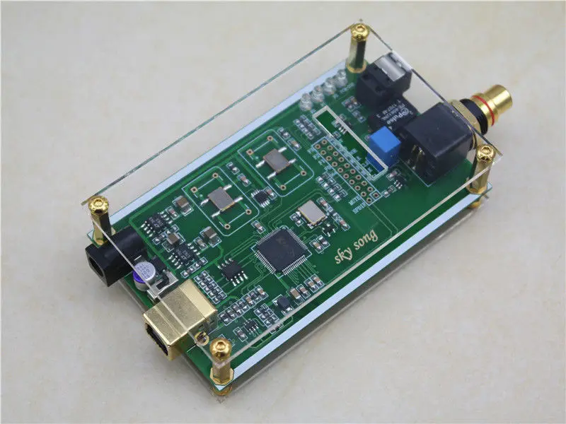 ZEROZONE XMOS XU208 асинхронный USB к коаксиальный Оптический Выход цифровой Интерфейс L5