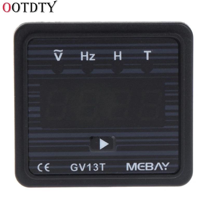 OOTDTY GV13T AC220V дизельный генератор Цифровой вольтметр частота час тест Панель метр