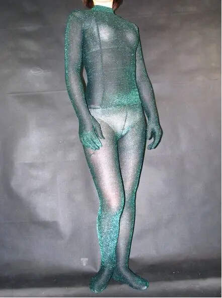 Женский и мужской костюм Zentai с отражающей нитью синего/зеленого золота|suit sexy|sexy