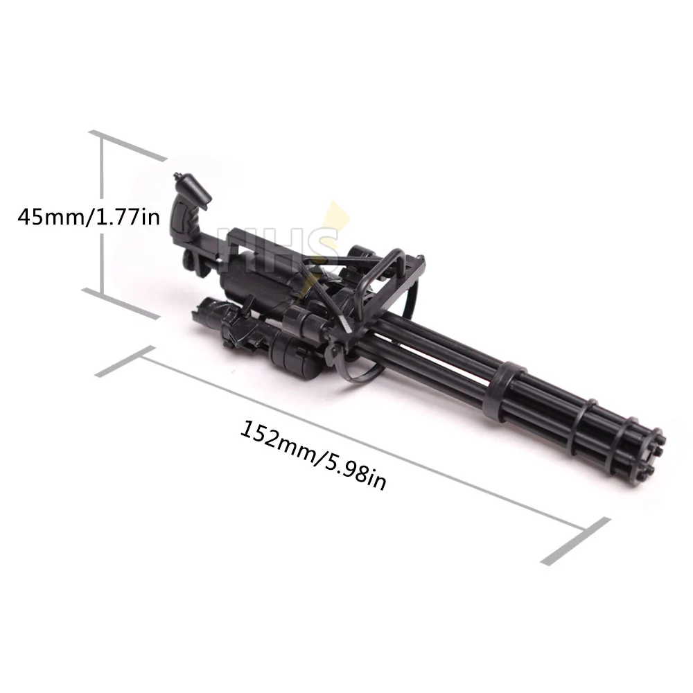 1:6 1/6 масштаб 12 дюймов фигурки M134 модель пистолеты гатлинг минигун Терминатор T800