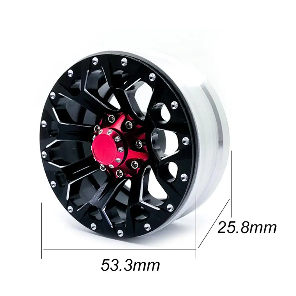4 шт. 1,9 дюймов RC Рок Гусеничный сплав обод колеса Beadlock для 1:10 Axial SCX10 90034 90035 90044 D90 4WD Traxxas TRX-4 RC части автомобиля