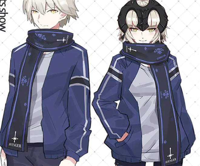 Fate Grand Order FGO Мститель Жанна д 'Арк Косплей 6,6 Футов Теплый Мягкий Вязаный Шарф