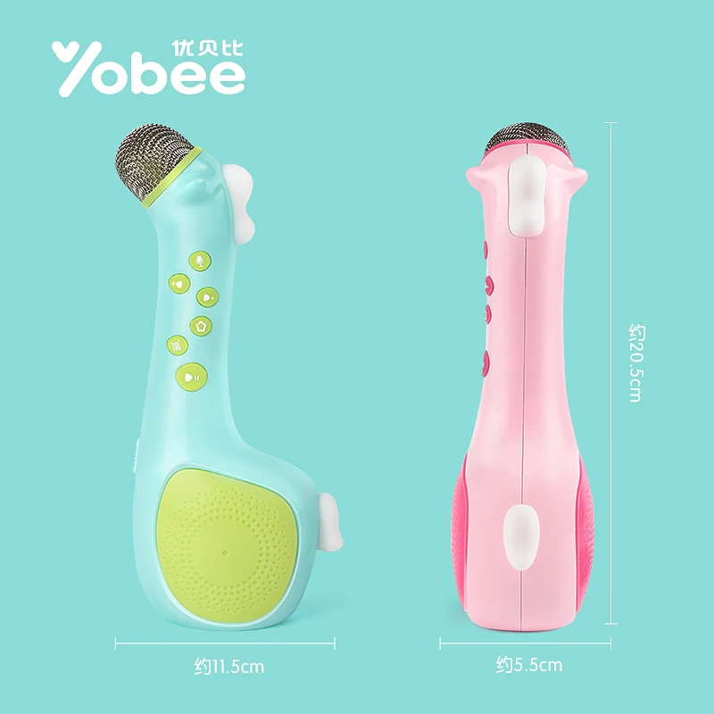 Yobee Магия дети микрофон с 8 г TF карты Беспроводной Bluetooth караоке разведки