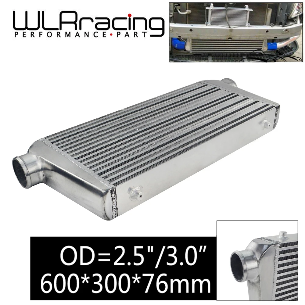 WLR RACING 600*300*76 мм Универсальный турбо интеркулер бар и пластина OD 2 5 &quotПереднее