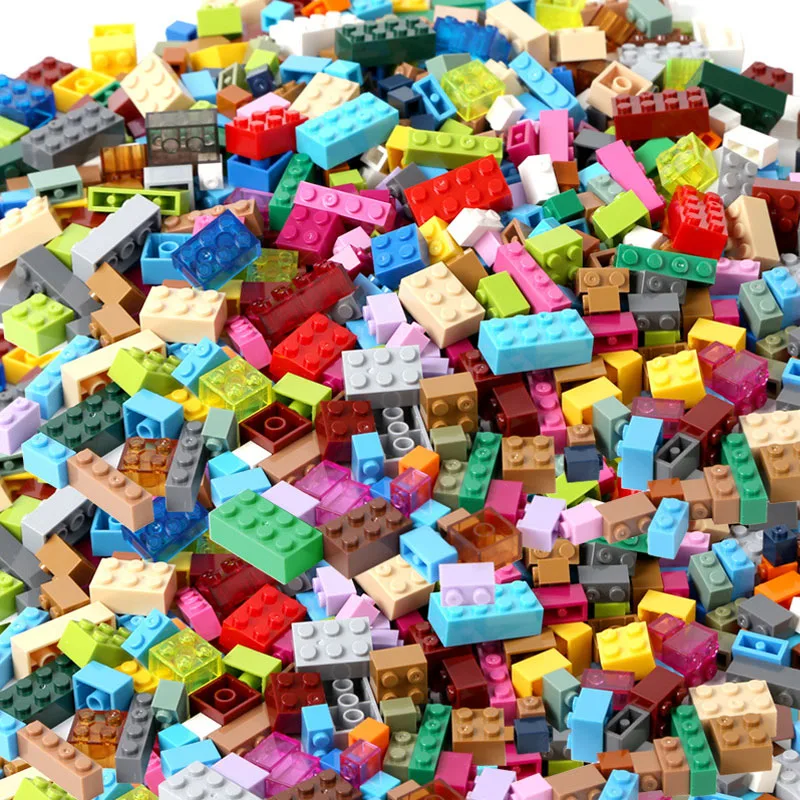

1000/750/500 PCS Building Blocks Bricks Set Creator City DIY Creative Toys Educational Bulk Bricks Compatible All Brands